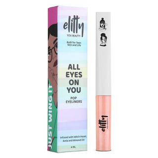 Elitty Peach Pop Color Matte Finish Liquid Eyeliner - Fading Love-Pink - Distacart