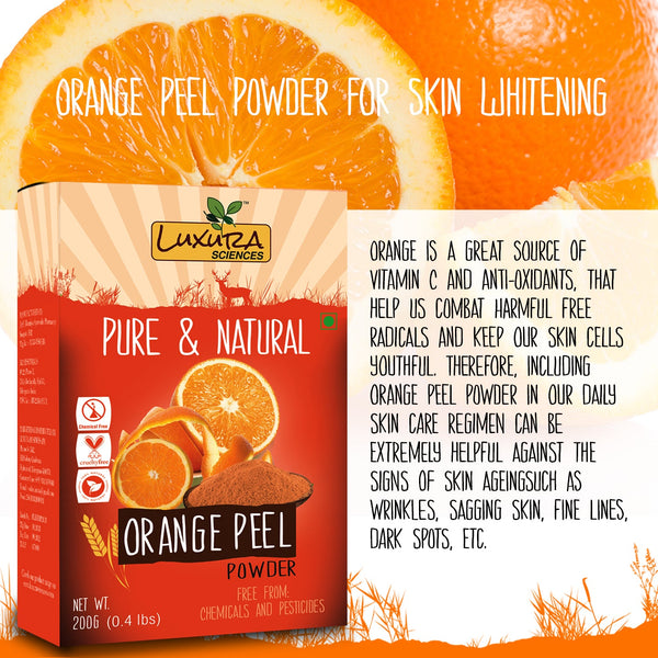 Buy Luxura Sciences Pure Vitamin C Orange Peel Powder For Skin