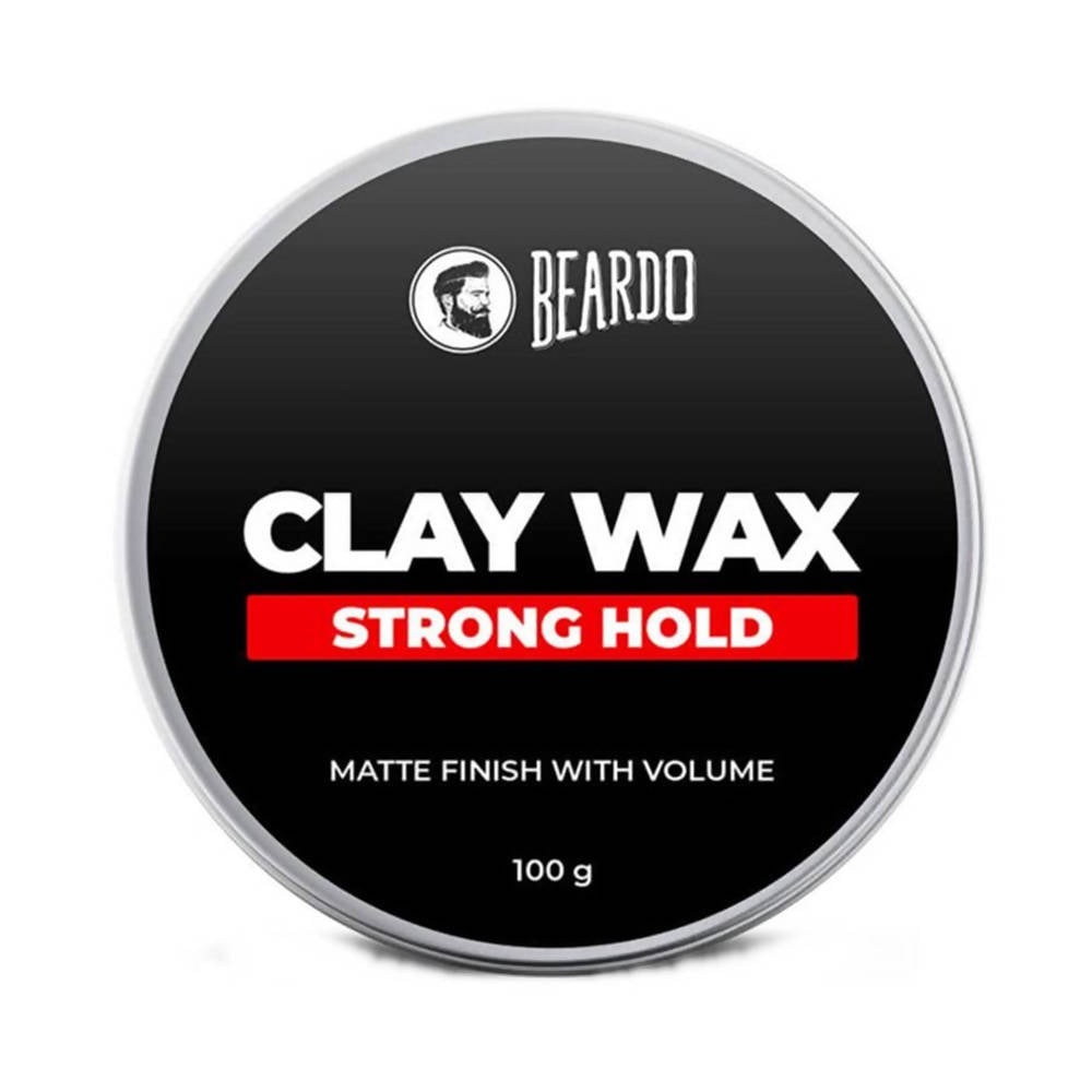 Beardo Hair Clay Wax - Strong Hold - Distacart