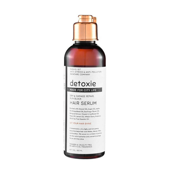 Detoxie Dry & Damage Repair Sun Block Hair Serum - Distacart
