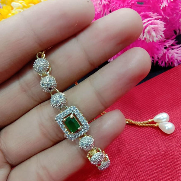 Rhodium-Plated Alloy American Diamond Studded Bracelets - The Pari - Distacart