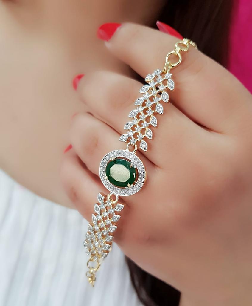 Rhodium-Plated Alloy Bracelets - The Pari - Distacart