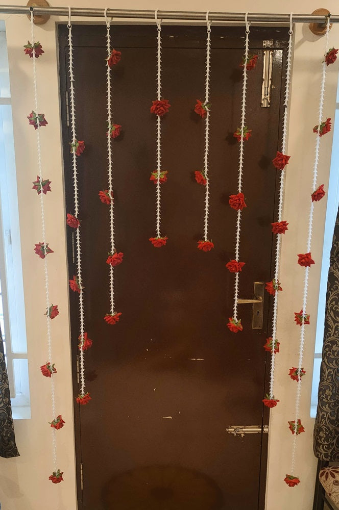 Reusable Rose Backdrop (8 strings) - Distacart