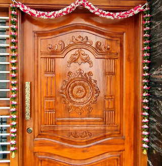 Multicolor Fabric Toran With Side Garlands - Distacart