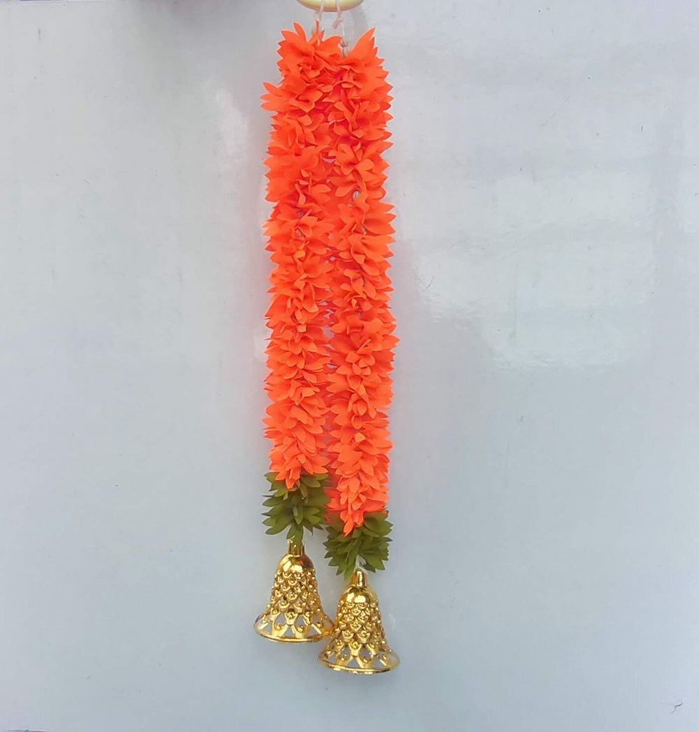 Orange Fabric Hangings - Distacart