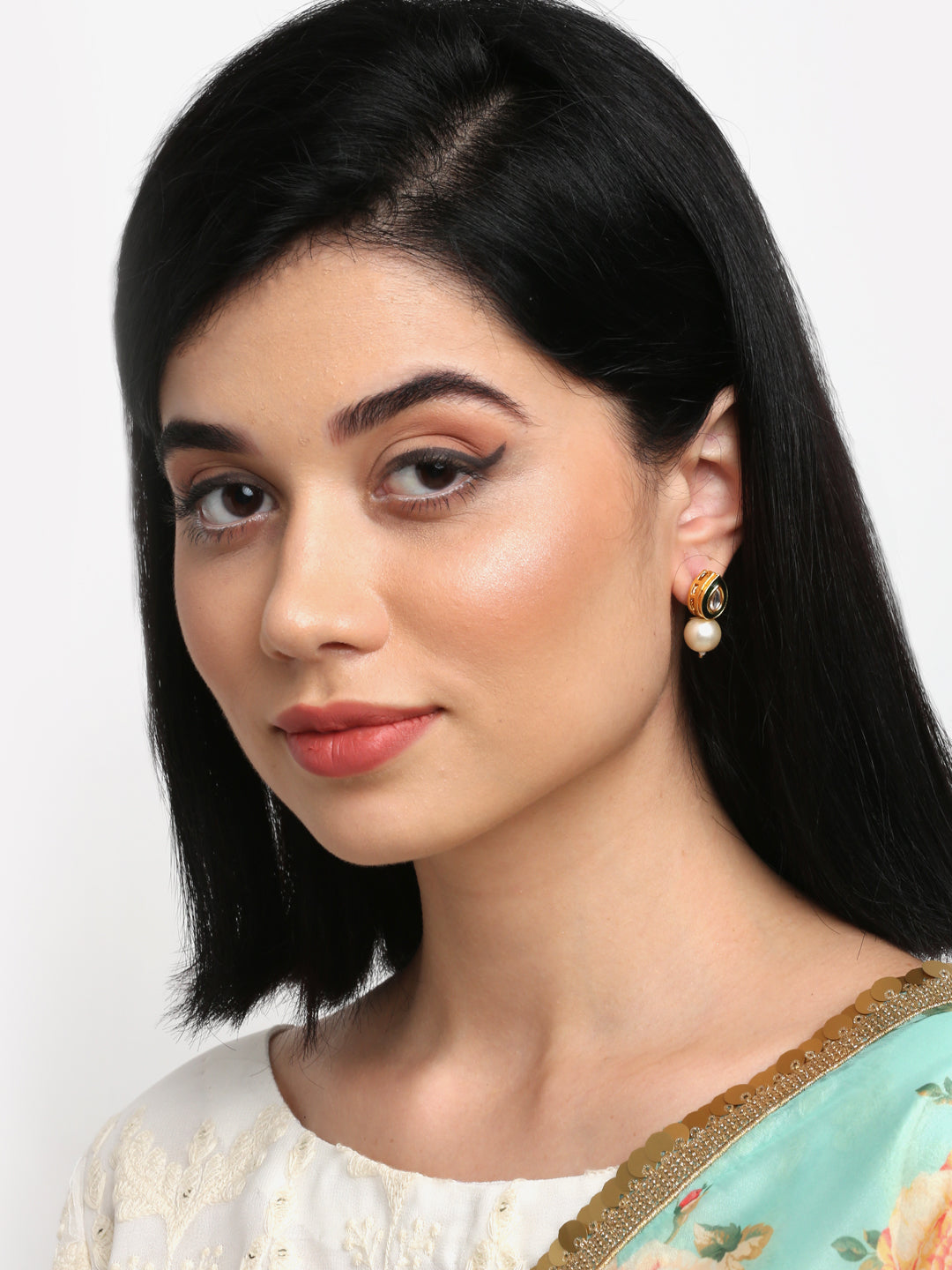 Kundan Studs - Ruby Raang - Distacart