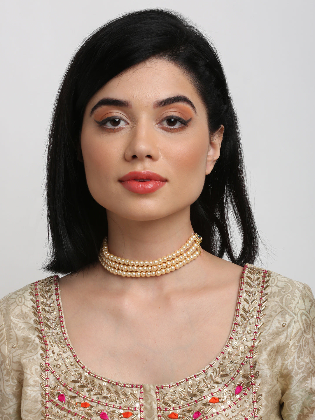 Pearl Choker - Ruby Raang - Distacart