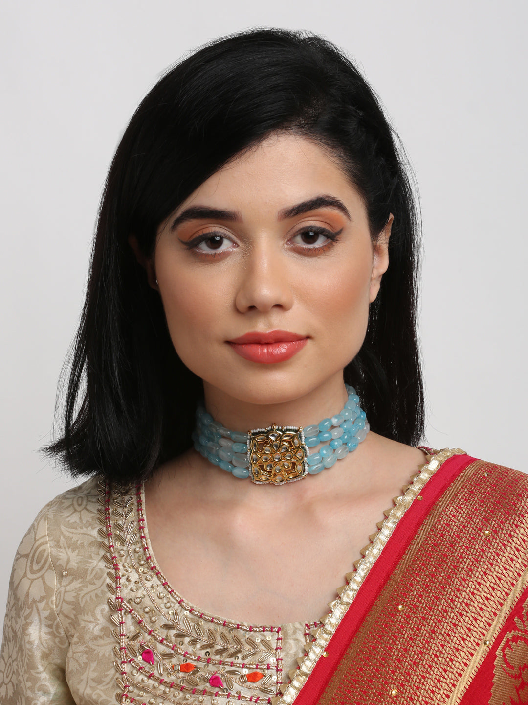 Kundan Choker - Ruby Raang - Distacart