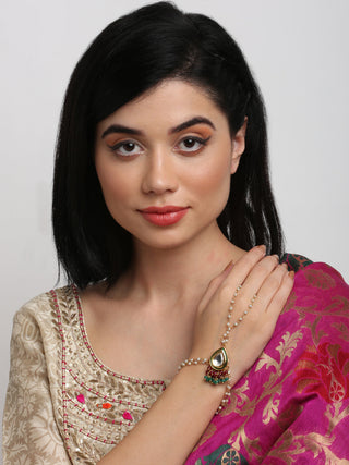 Kundan Bracelet - Ruby Raang - Distacart