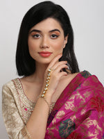 Thumbnail for Kundan Bracelet - Ruby Raang - Distacart