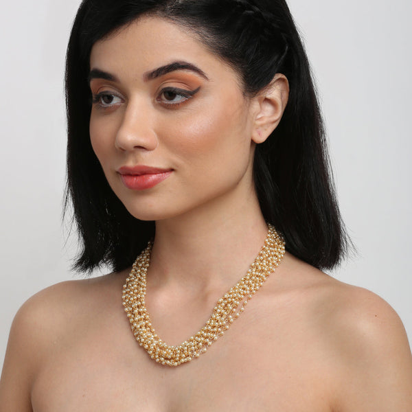 Pearl Neckpiece - Ruby Raang - Distacart