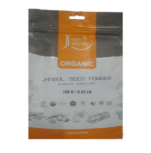 Just Jaivik Organic Jamun Seed Powder - 100 gm