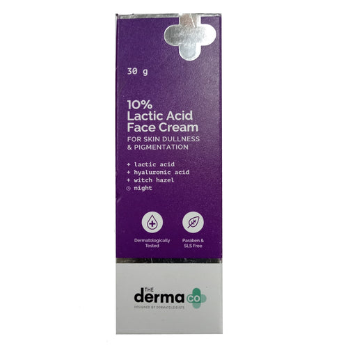 The Derma Co 10% Lactic Acid Face Cream for Skin Dullness &amp; Pigmentation - Distacart