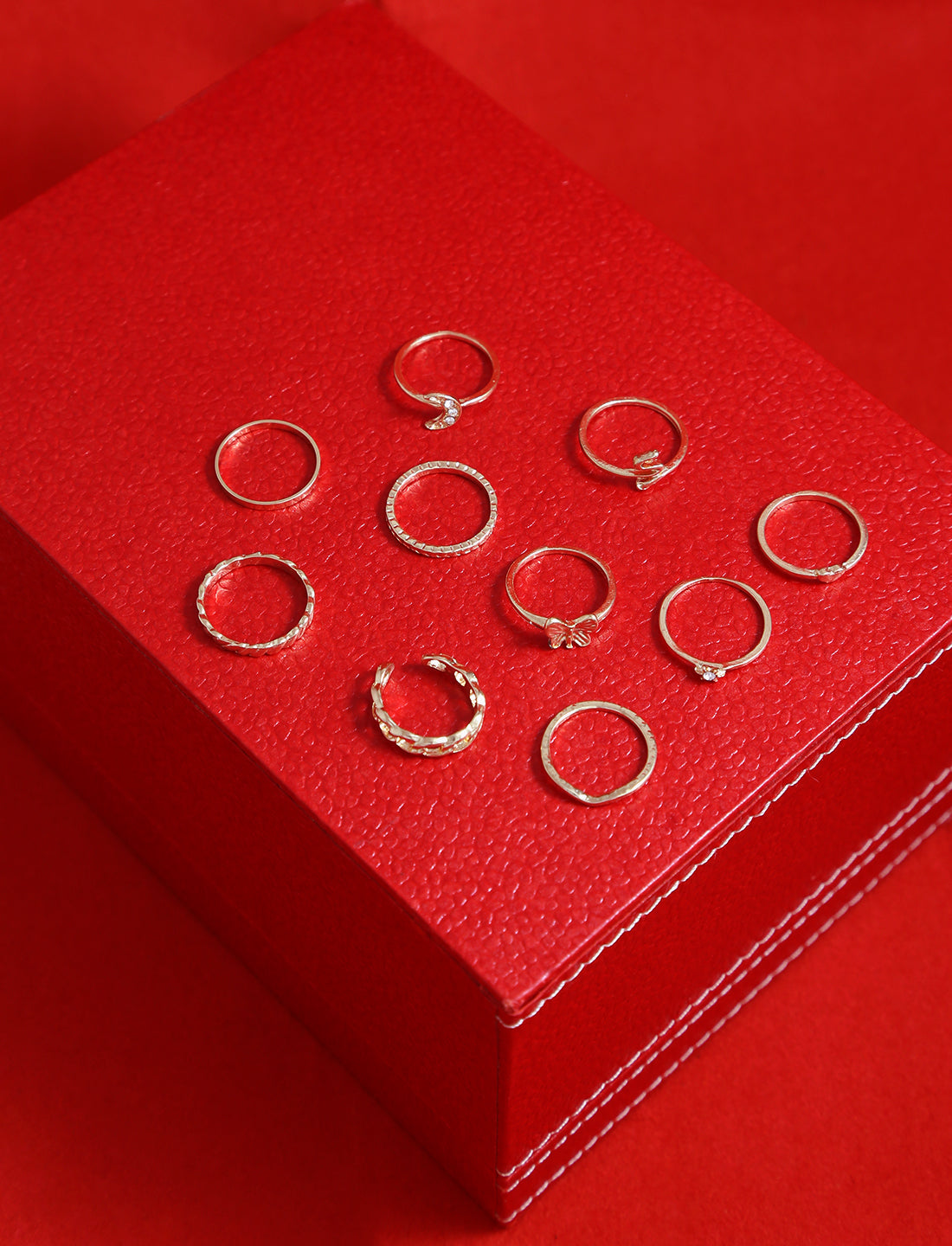 Silver-Plated Alloy Stylish Contemporary Stackable Ring - The Pari - Distacart