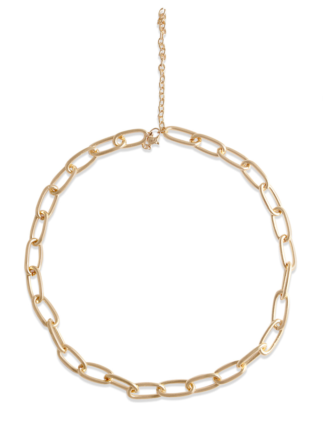 Gold-Plated Alloy Heart Shape Statement Necklace - The Pari - Distacart