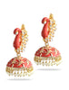 Silver-Plated Alloy Oxidised Designer Two Tone Earrings - The Pari - Distacart