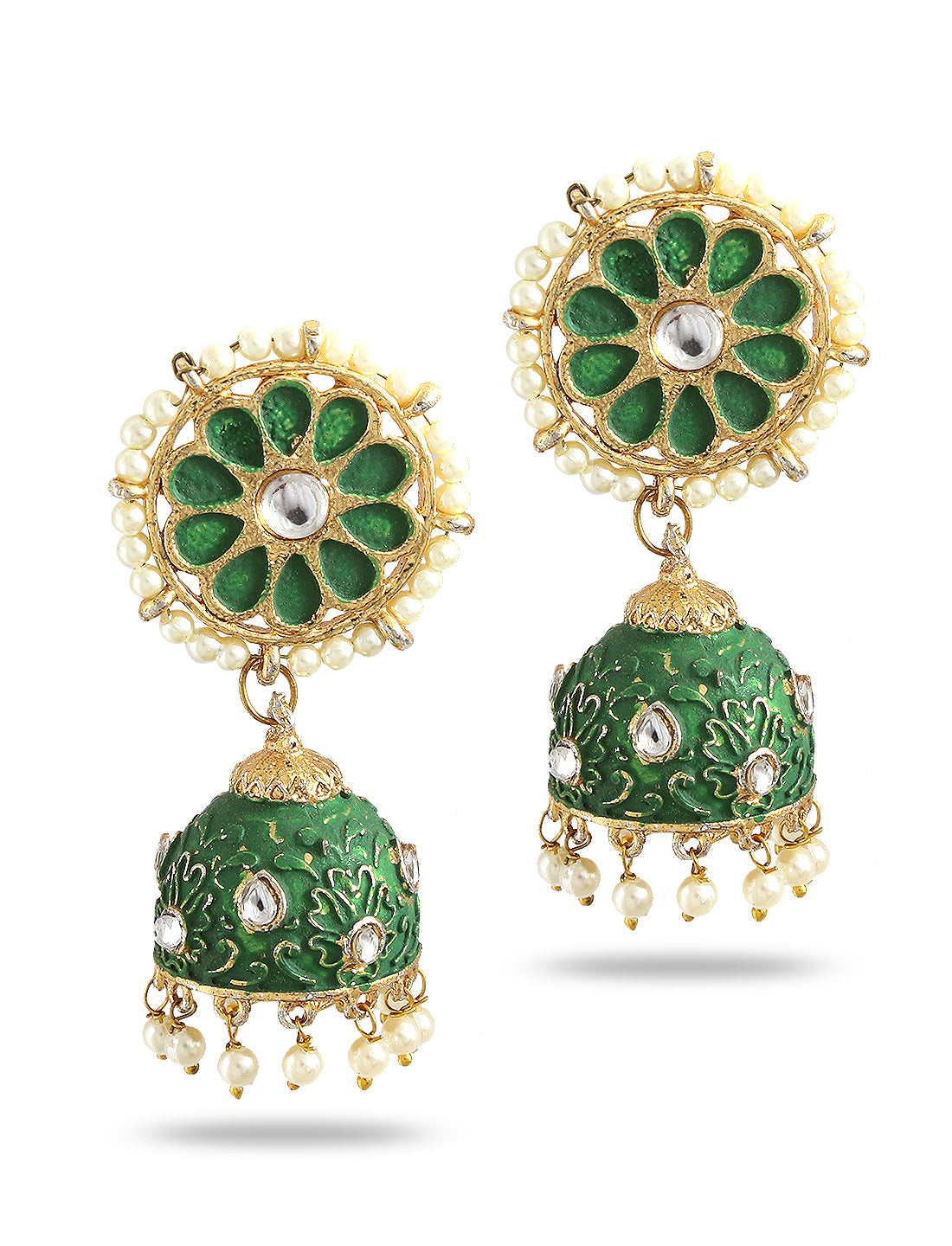 Silver-Plated Alloy Diva Look Stylish Contemporary Earrings - The Pari - Distacart