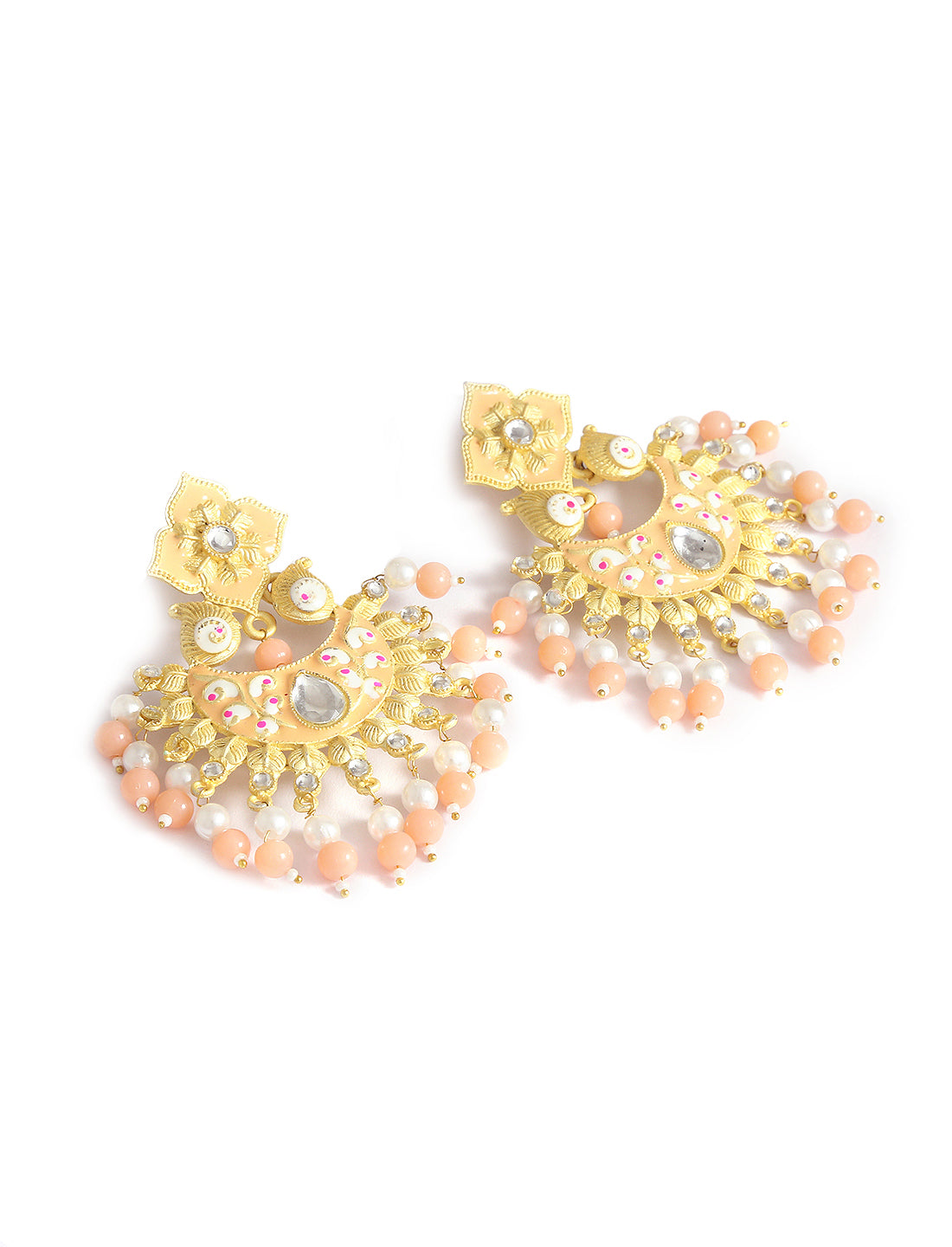 Silver-Plated Alloy Silver Round Earrings - The Pari - Distacart