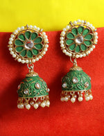 Thumbnail for Silver-Plated Alloy Diva Look Stylish Contemporary Earrings - The Pari - Distacart