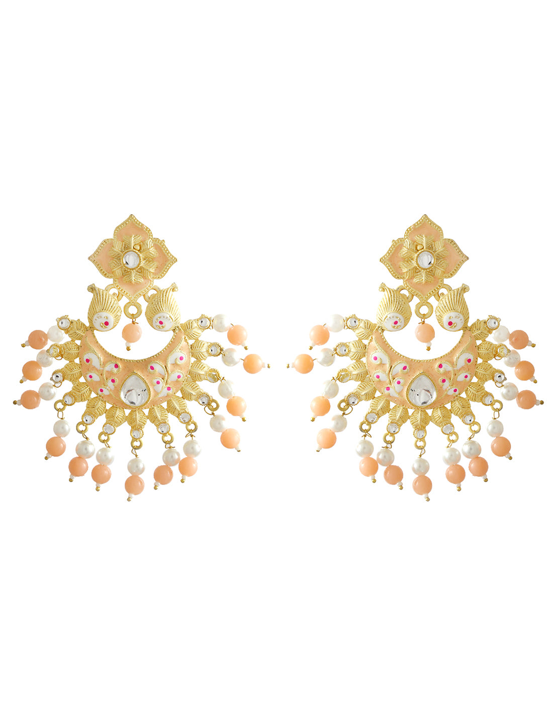 Silver-Plated Alloy Silver Round Earrings - The Pari - Distacart