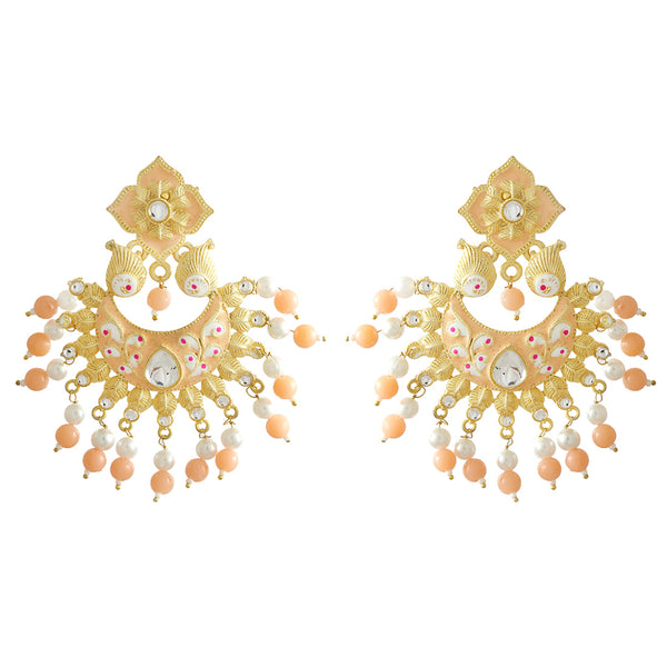 Silver-Plated Alloy Silver Round Earrings - The Pari - Distacart