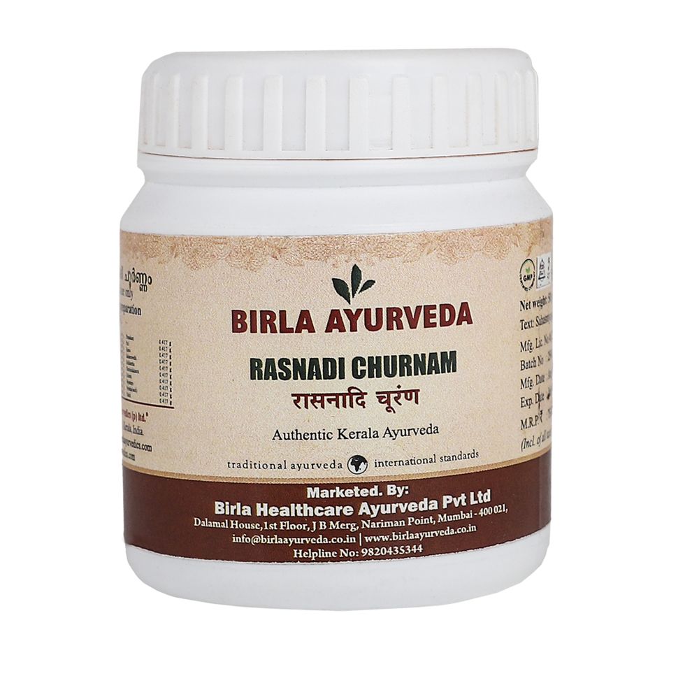 Birla Ayurveda Raasnaadi Choornam - Distacart