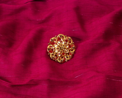 Gold-Plated Alloy Ethnic Designer Cocktail Ring - The Pari - Distacart