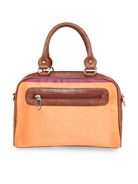 Thumbnail for Sabhyata Village Ladies - Satin Handbag With Detachable Sling 2 - Distacart