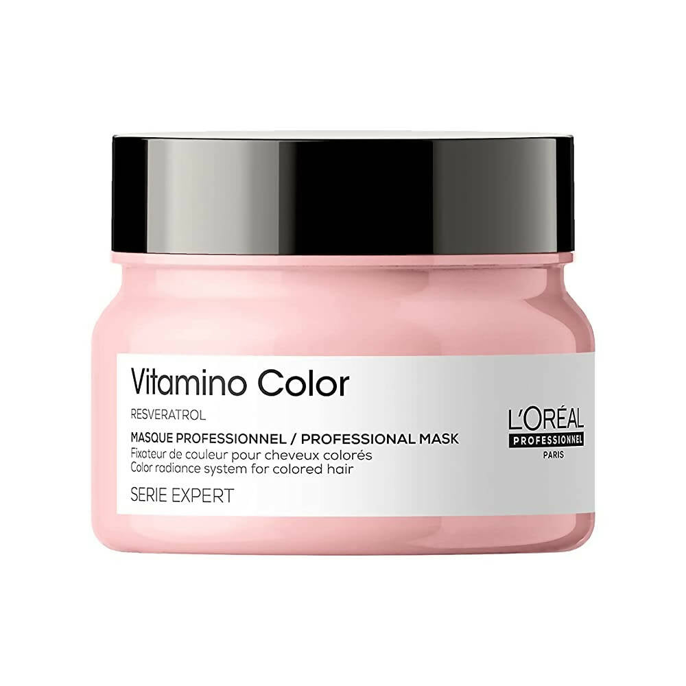 L'Oreal Paris Vitamino Color Hair Mask With Resveratrol For Color-Treated Hair, Serie Expert - Distacart