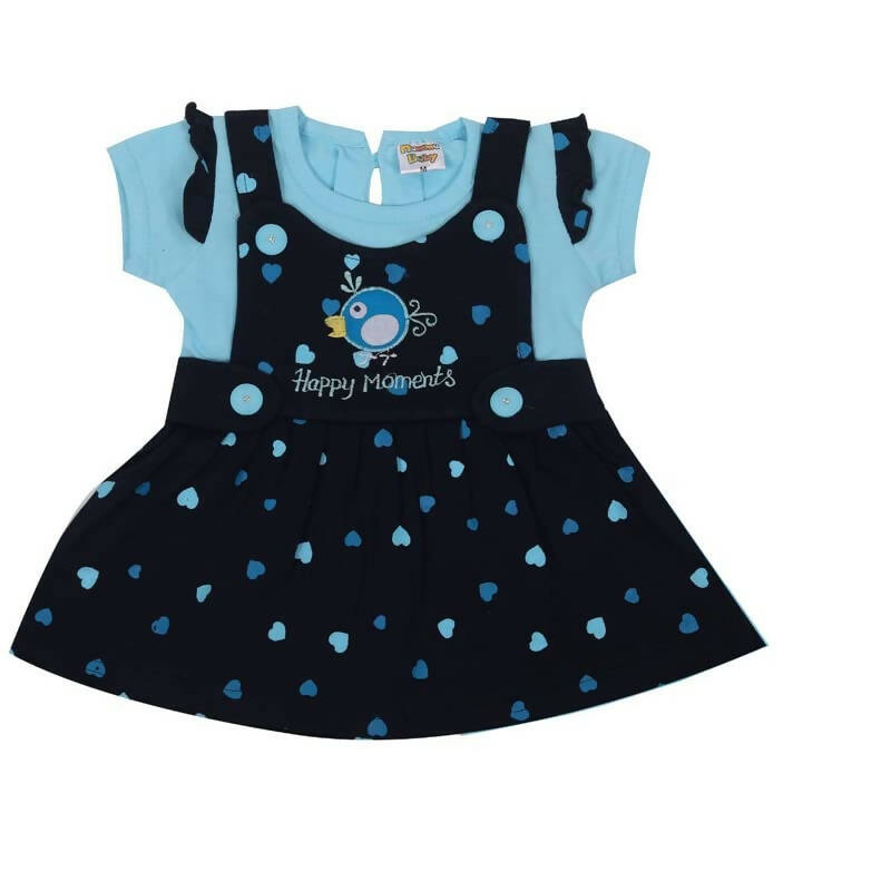 NammaBaby Baby Girl&#39;s A-Line Mini Frock Dress - Blue 117 - Distacart