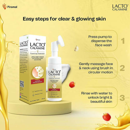 Lacto Calamine Apple Cider Vinegar Foaming Face Wash - Distacart