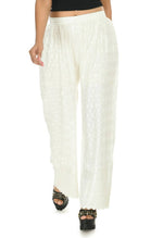 Thumbnail for Mominos Fashion Moeza Reyon Cotton Off White Color Chikan Work Palazzo