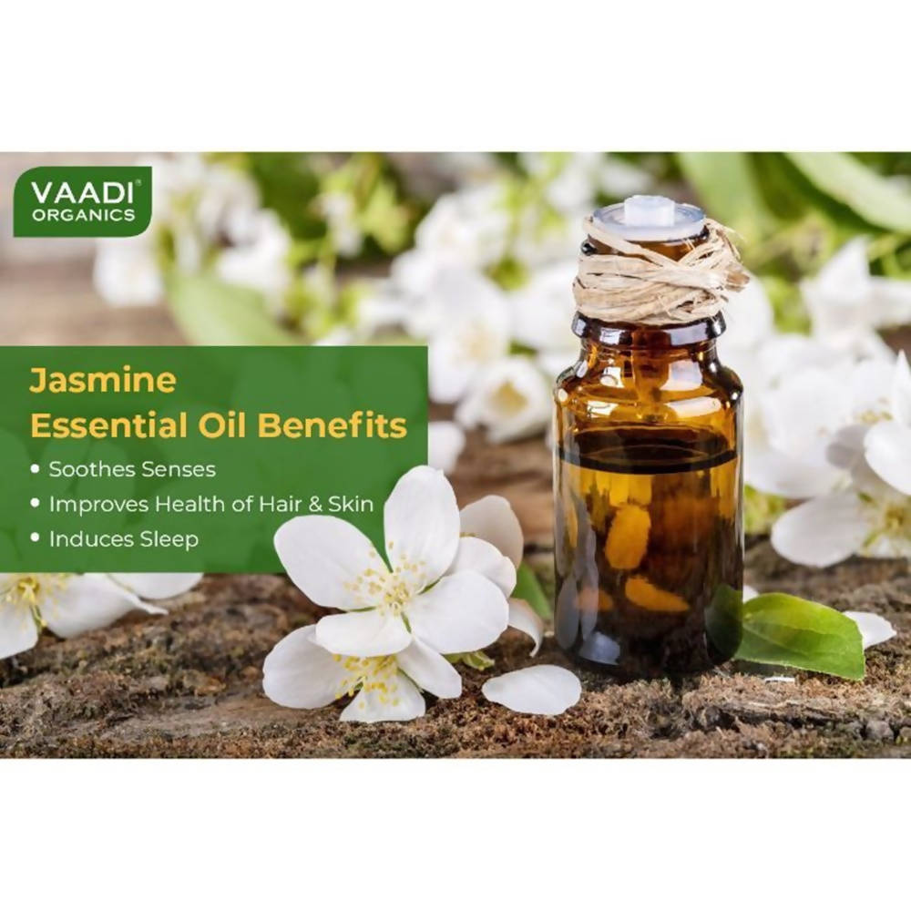Vaadi Herbals Jasmine 100% Pure Essential Oil Therapeutic Grade - Distacart