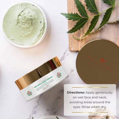 Nourish Mantra Holy Basil & Neem Vardaan Mud Mask - Distacart
