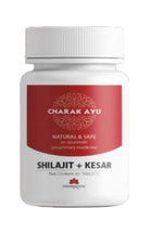 Thumbnail for Charakayu Shilajit + Kesar Tablets - Distacart