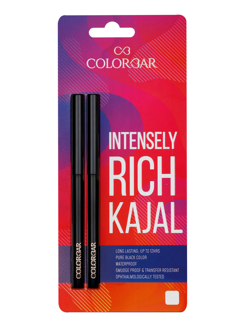 Colorbar Intensely Rich Kajal-Duo Creatively Black - Distacart