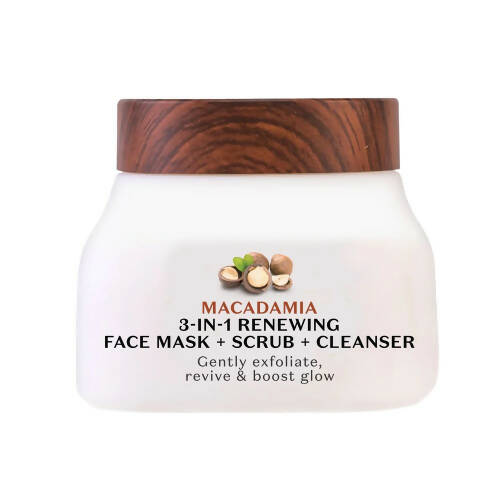 PureSense Macadamia 3 in 1 Renewing Face Mask, Scrub & Cleanser - Distacart