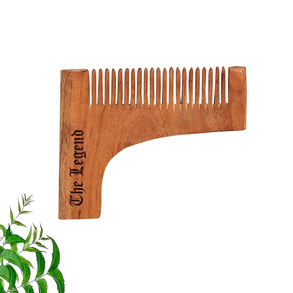 The Legend Organic Pure Neem Wood Comb For Beard Sharping - Distacart