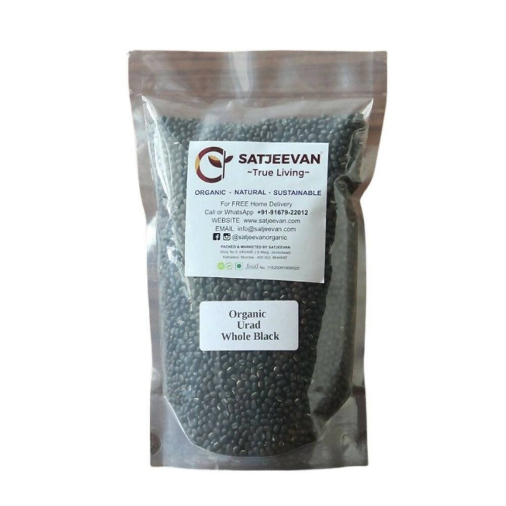 Satjeevan Organic Urad Whole Black - Distacart