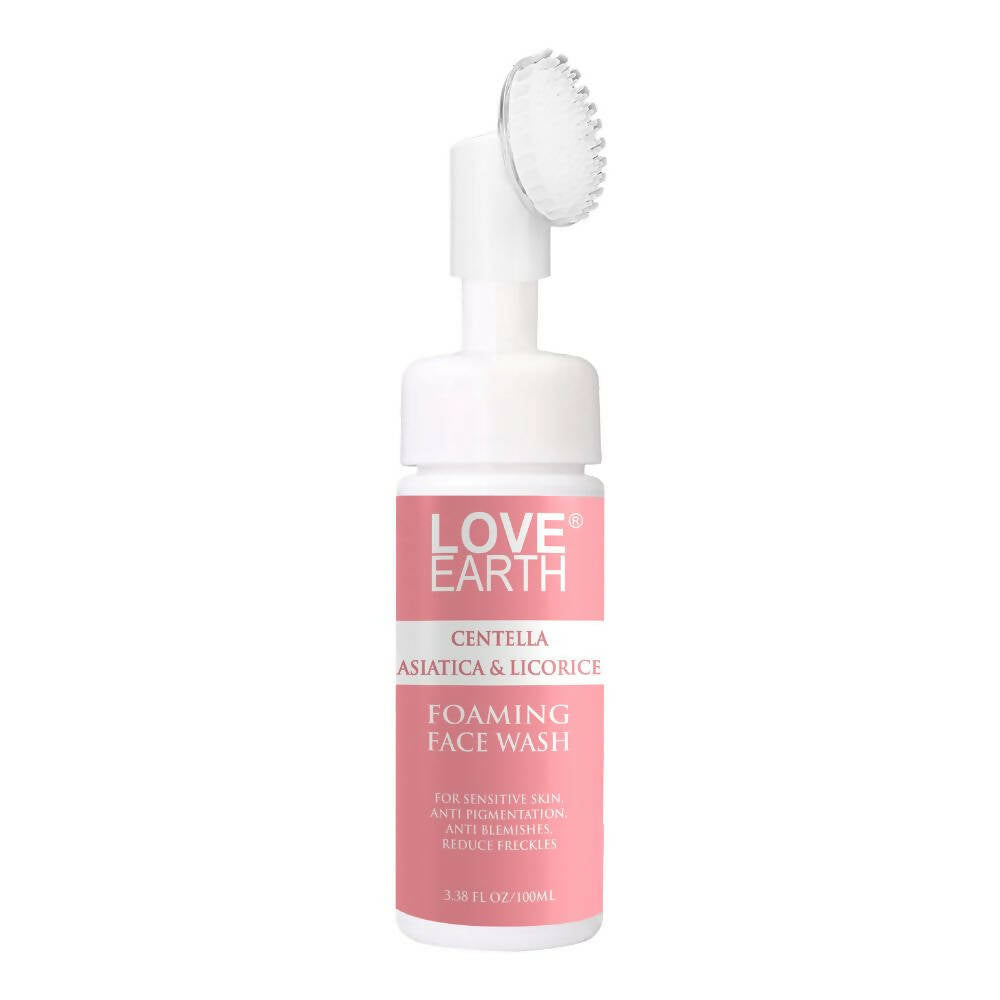 Love Earth Centella Asiatica & Licorice Foaming Face Wash - Distacart