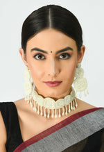 Thumbnail for Mominos Fashion Johar Kamal Handicraft Pearls Necklace with Earrings For Women - Distacart