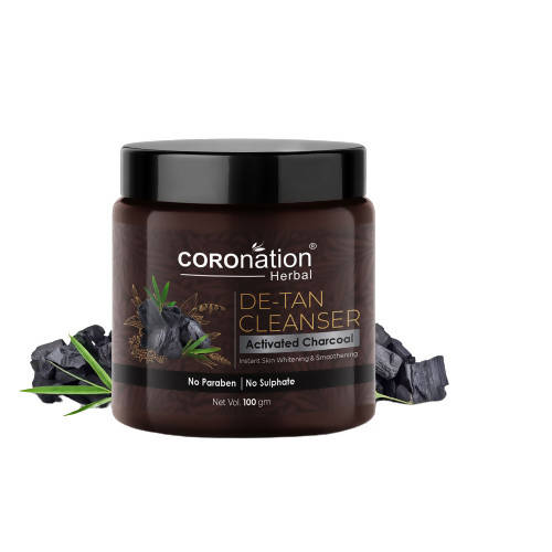 Coronation Herbal Activated Charcoal De-Tan Cleanser - Distacart