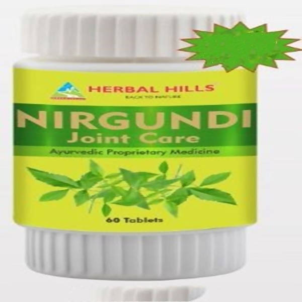 Herbal Hills Nirgundi Joint Care Tablets - 60 Tablets