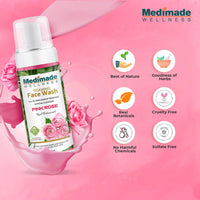 Thumbnail for Medimade Wellness Foaming Face Wash With Pink Rose