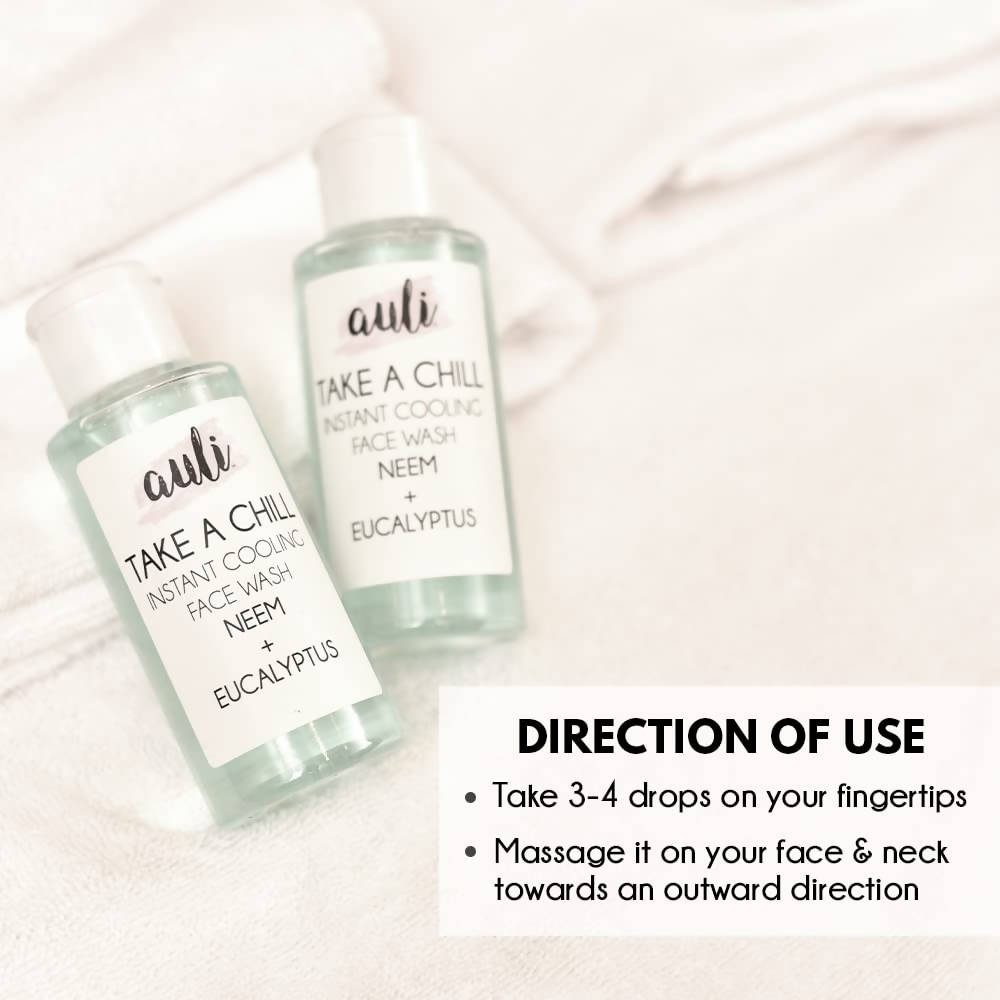 Auli Take A Chill Instant Cooling Face Wash - Distacart