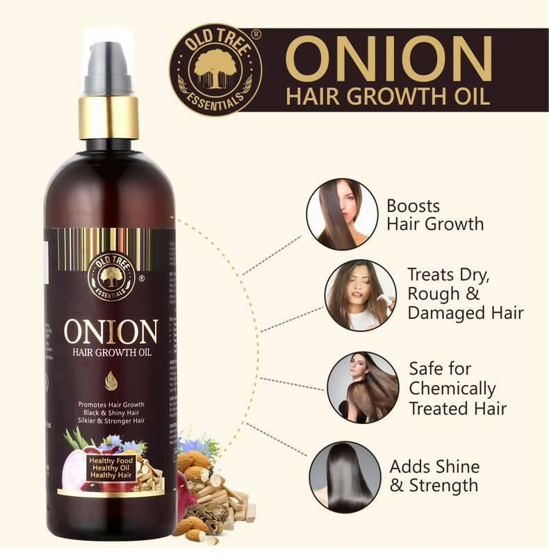Old Tree Pure & Natural Onion Hair Oil - Distacart