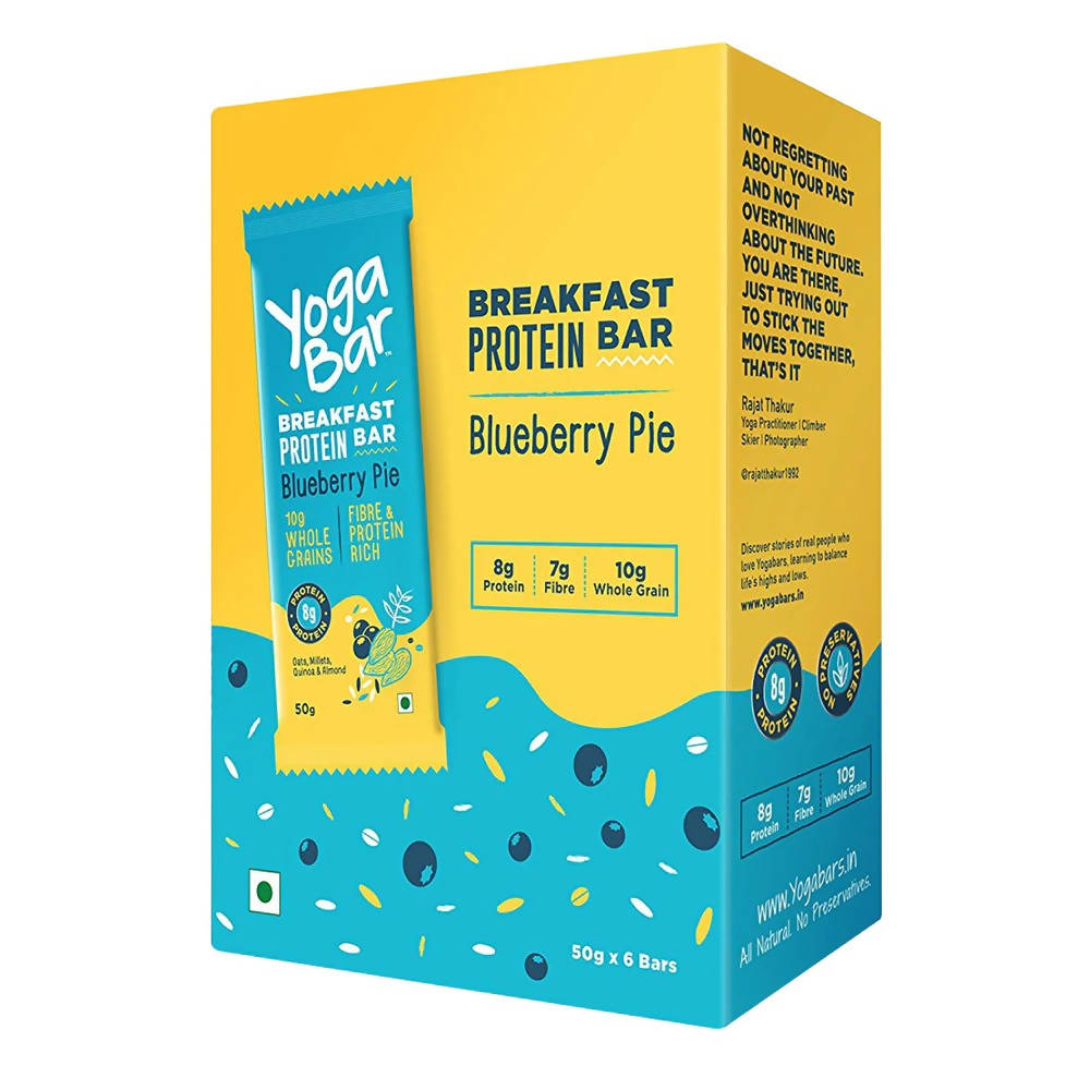 Yoga Bar Blueberry Pie Breakfast Protein Bars