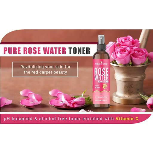 Organic Netra Rose Water with Vitamin C - Distacart