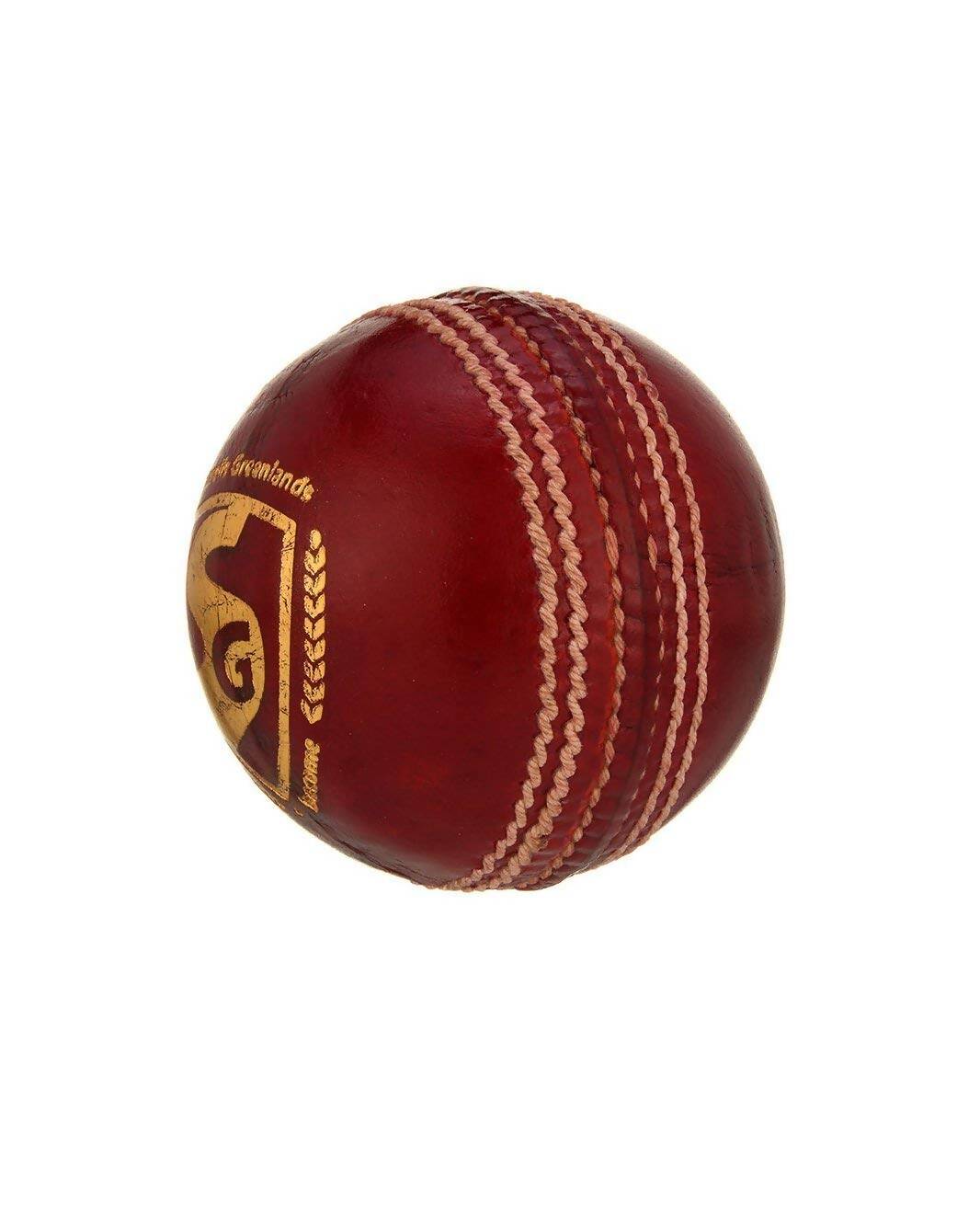 SG Bouncer Leather Ball - Red - Distacart