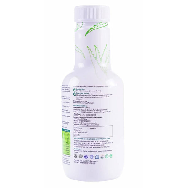 description lifespan aloe vera juice with honey ingredients aloe vera